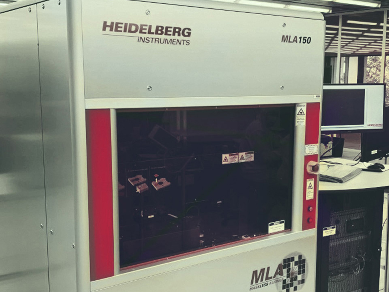 The Heidelberg MLA 150 in the Georgia Tech cleanroom