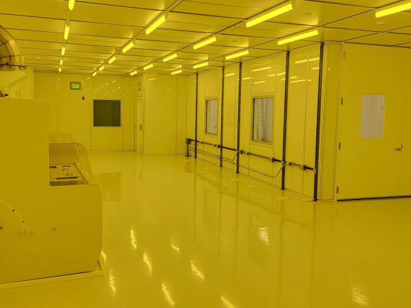 Inside the new Marcus Nanotechnology Building cleanroom space