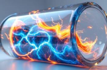 AI generated image of a battery